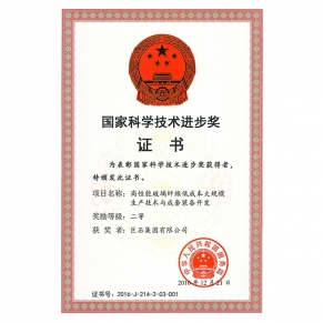 國家科技進(jìn)步二等獎(jiǎng)